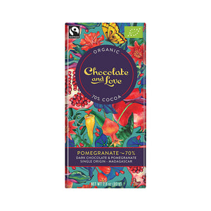 Chocolate and Love »Pomegranate« 80g Tafel