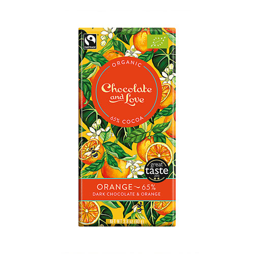 Chocolate and Love »Orange« 80g Tafel