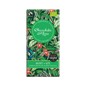 Chocolate and Love »Mint« 80g Tafel