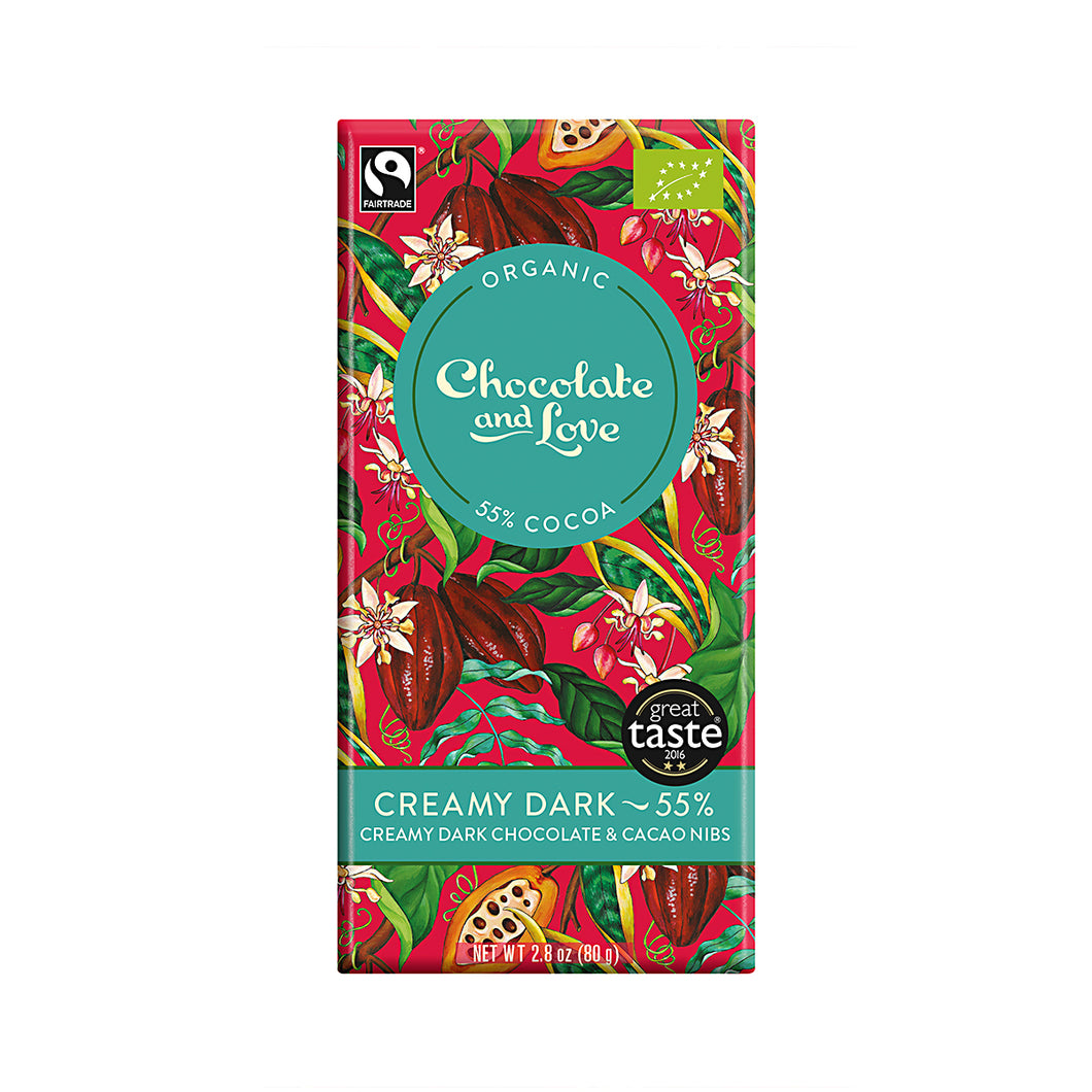 Chocolate and Love »Creamy Dark« 80g Tafel