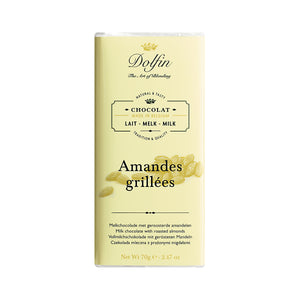 Dolfin »Lait Amandes grillées« 70g Tafel